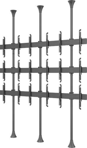 Digital Signage Display 3×3 (32″-65″) TV Pole Model: GKD-922C3B3FC