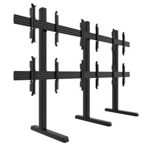 Heavy Duty Large screen TV Cart 3x3 Model: GKF-723R3x2